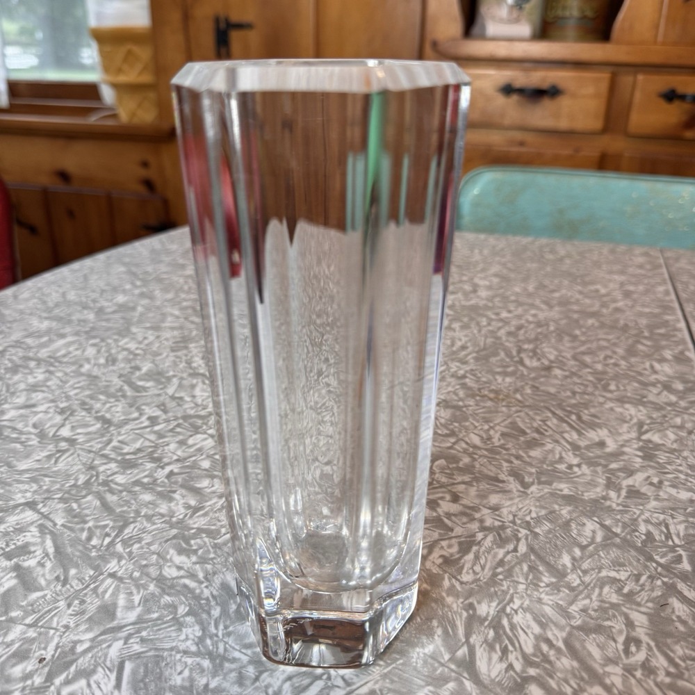 Kosta Boda Colonna Crystal Vase - Bengt Edenfalk